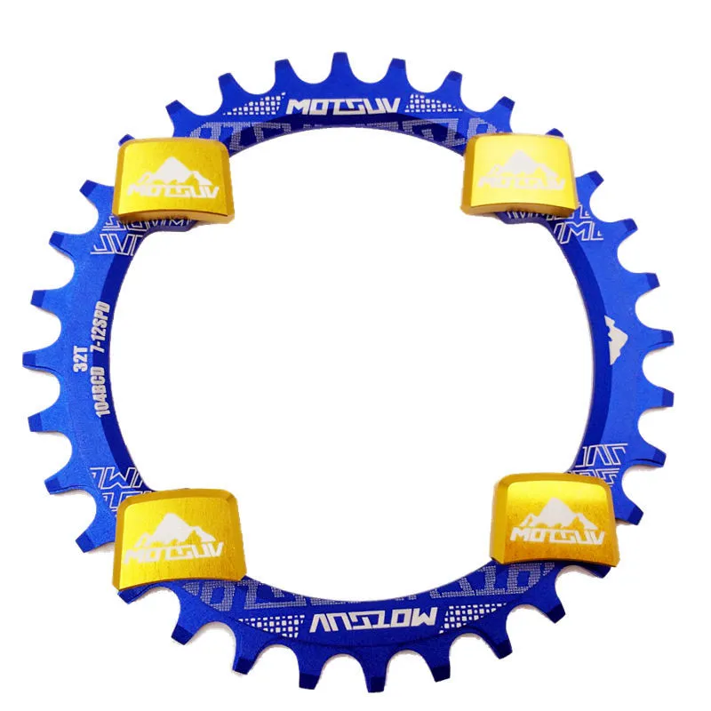 MOTSUV-Bicicleta-Manivela-104BCD-Oval-Redondo-32-T-34-T-36-T-38-T-plato-Estrecho (3)_