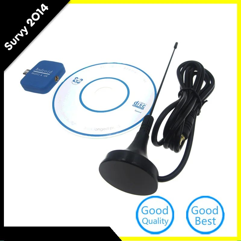 

Micro USB RTL2832U+R820T2 RTL-SDR ADS-B Receiver with Antenna for Android Phone