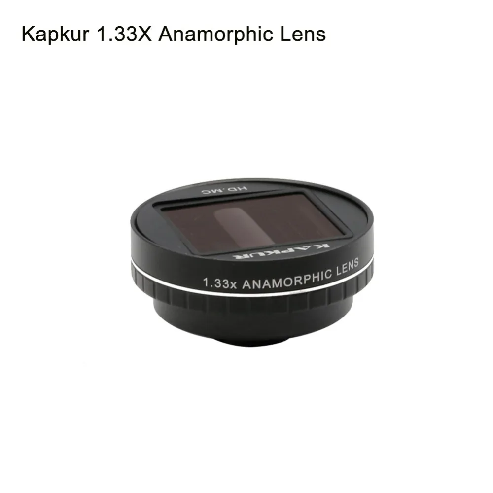 Анаморфный объектив Kapkur 1 33x широкоэкранный для iPhone XR с чехлом телефона kapkur