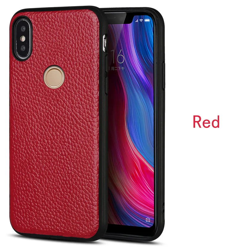 Чехол для телефона для Xiaomi mi 8 9se 9T A1 A2 A3 lite чехол для Max 3 mi x 2s 3 с зернистой текстурой для Samsung Note 5, 6, 7, Pro крышка - Цвет: Red