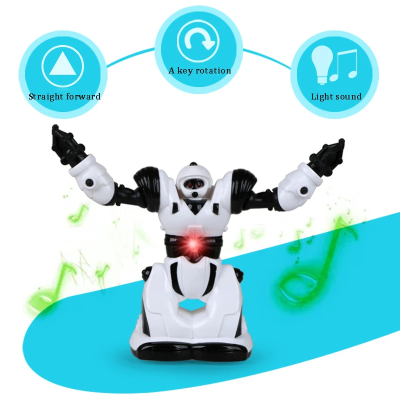 

Action Figure Will Walk The Electric Toy Remote Control Robot With A Sound Male Children Mini Toy Gift Lol Toys For Boys
