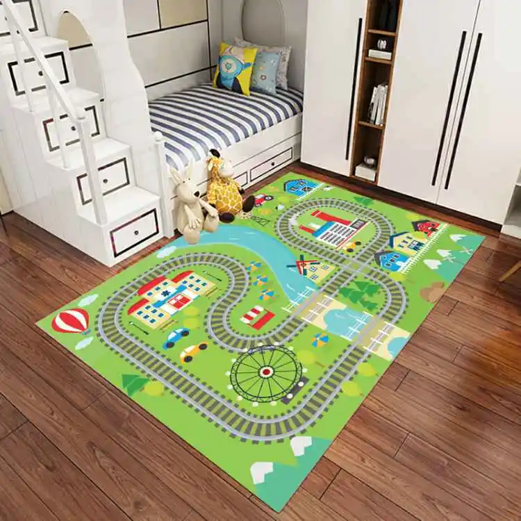 YOOSA Kids Room Cartoon Carpet For Living Room Soft Carpets Kids Room Cute Rugs For Bedroom Computer Chair Floro Mat/ Area Rug YOOSA Kids Room Cartoon Carpet For Living Room Soft Carpets Kids Room Cute Rugs For Bedroom Computer Chair Floro Mat/ Area Rug