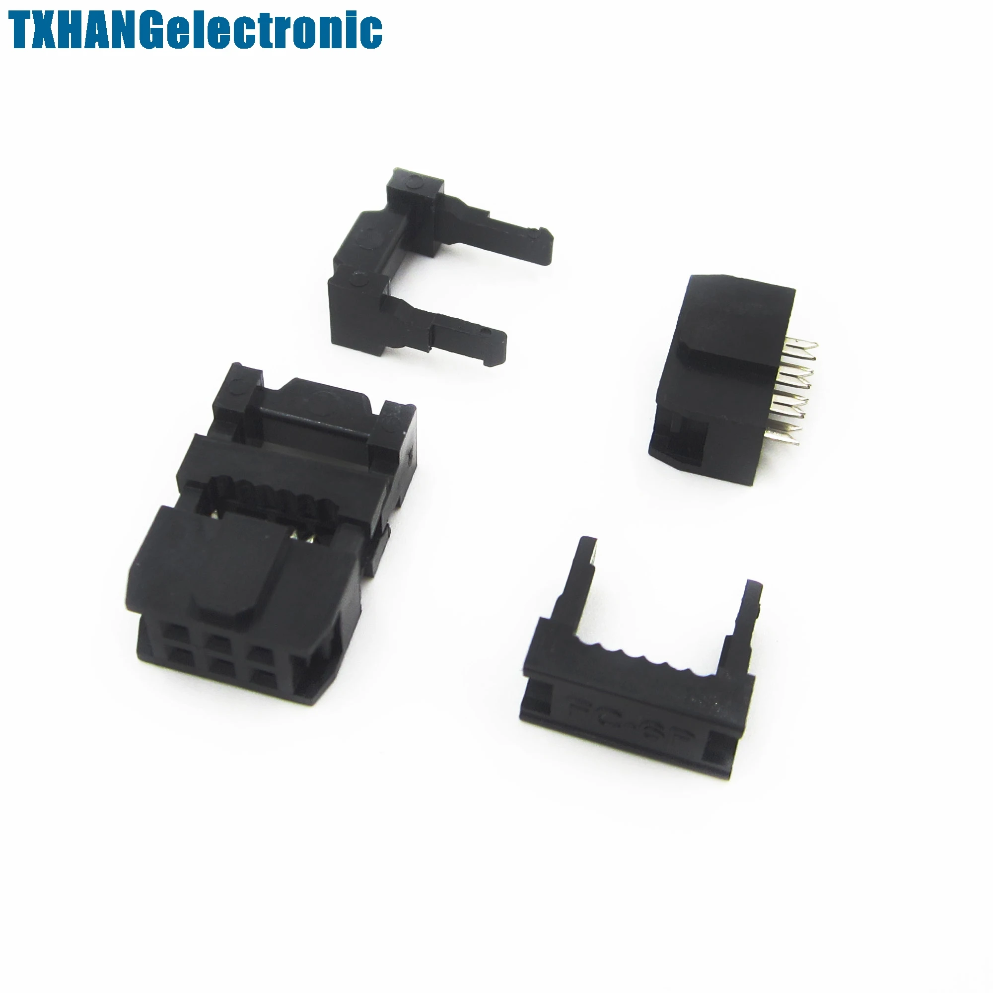 10PCS 2.54mm Pitch 6Pin FC-6P IDC FC Female Header Connector 3pcs//set