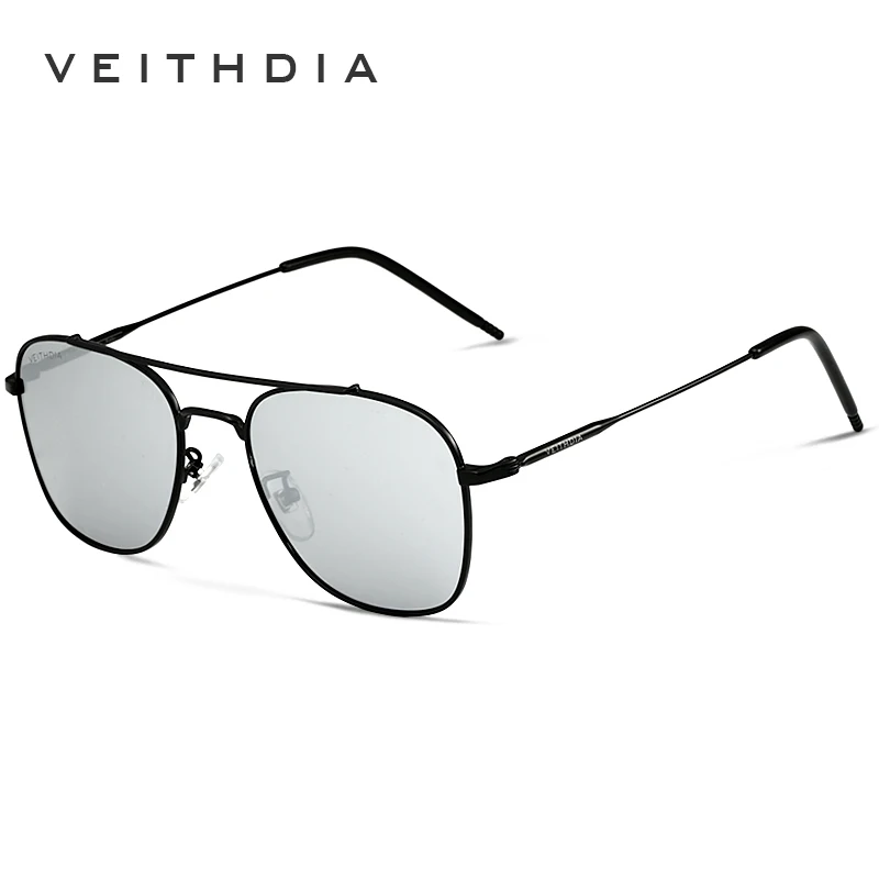 Винтажные солнцезащитные очки VEITHDIA, брендовые дизайнерские очки с поляризационными стеклами для женщин и мужчин, модель 3820
