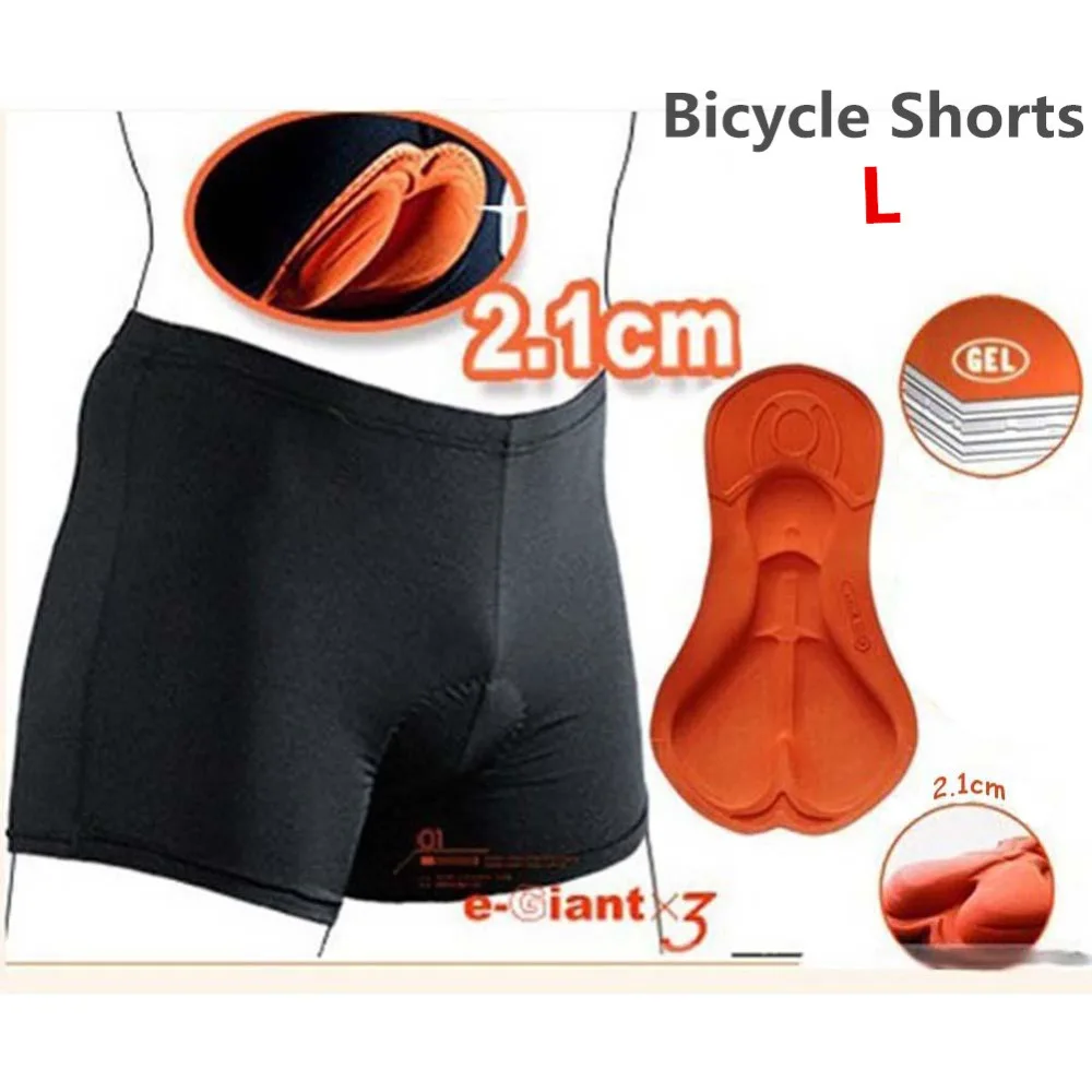 Gel 3D Padded Men Women Cycling Underwear Bicycle Riding Shorts Black Pants HOT. 