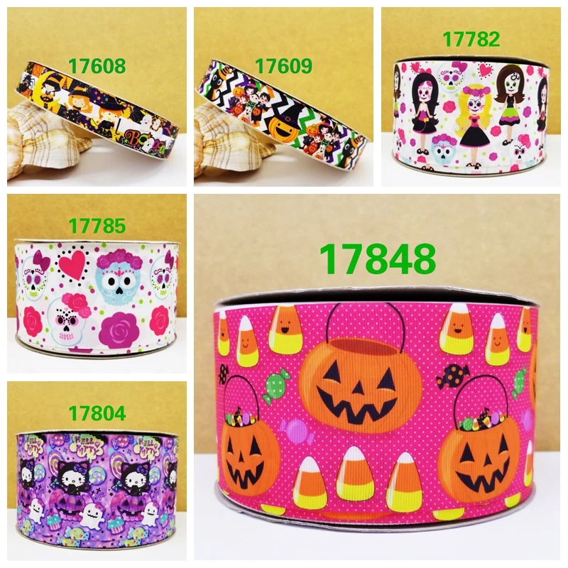 50 ярдов мультфильм напечатанный grosgrain ленты 17848
