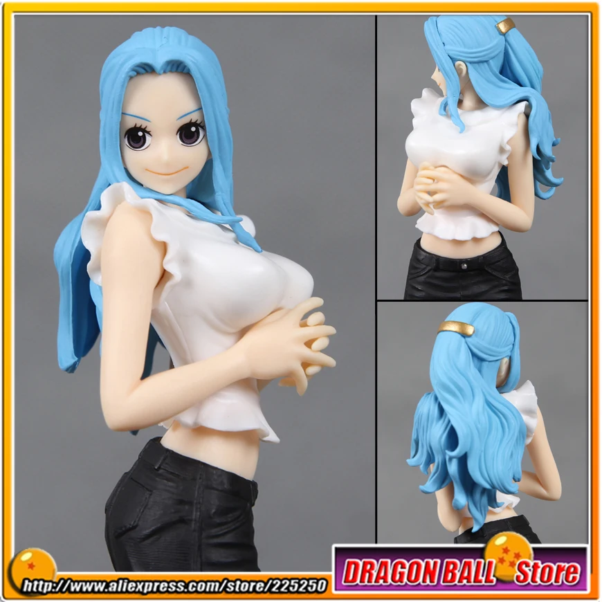 

Japan Anime "One Piece" Original BANPRESTO JEANS FREAK Collection Figure Vol.9 - Nefeltari Vivi (Black Skirt ver.)