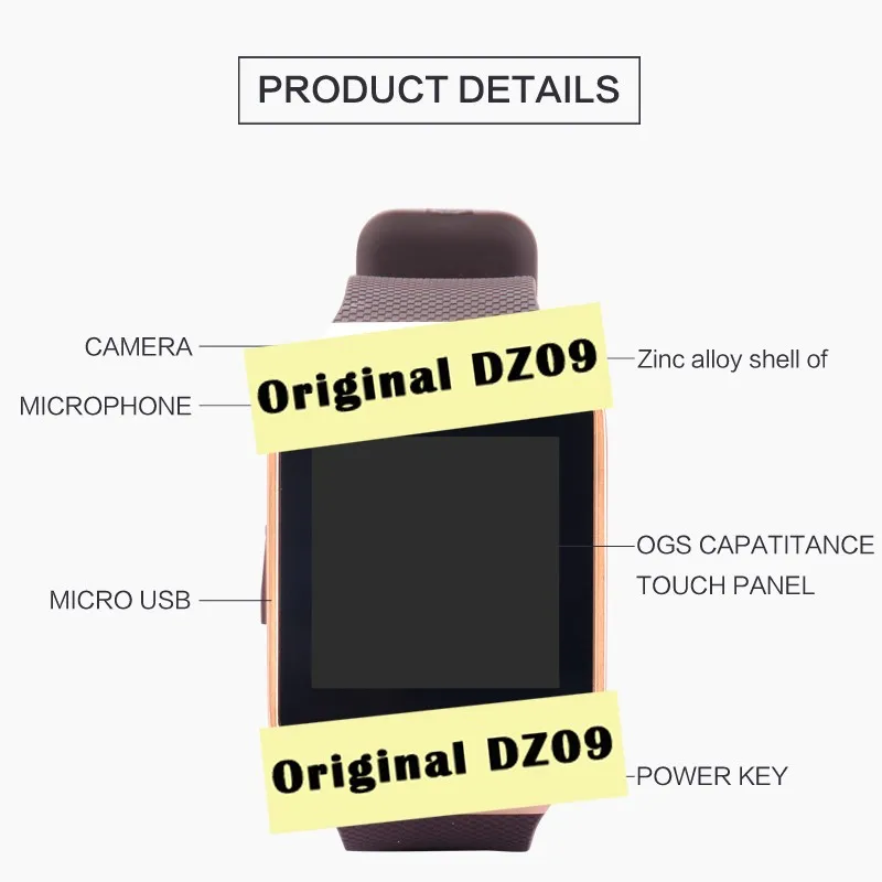 Фустер оригинальный dz09 Bluetooth SIM Smart Watch с камерой умные часы пульта дистанционного