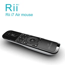 Rii i7 Mini Fly Air Mouse Wireless Remote Control Built-in 6 Axis Control for PC,Smart Tv,Android Box,Motion Sensing Gamer