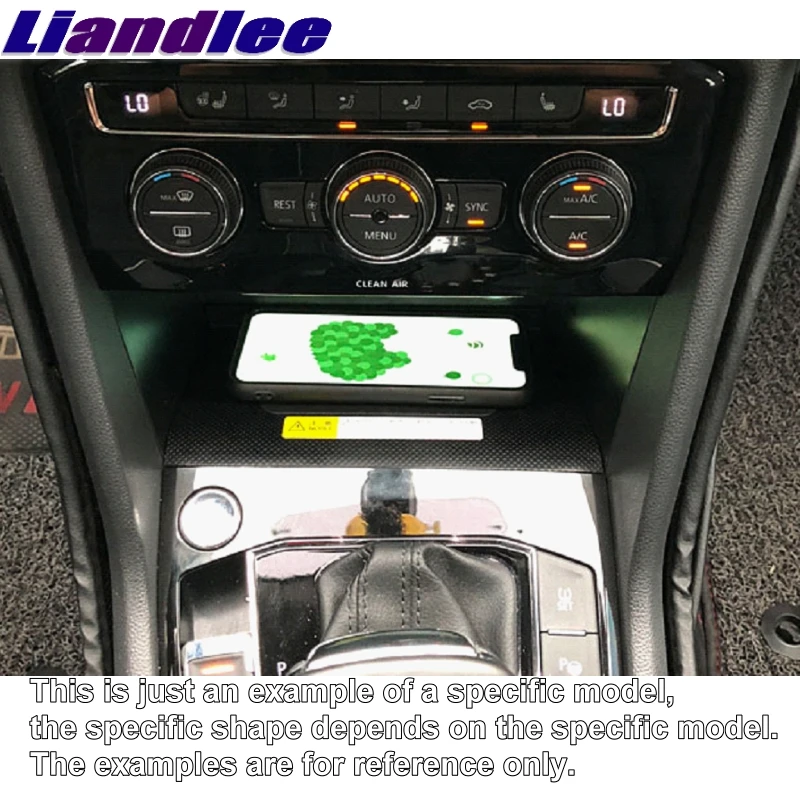 Liandlee беспроводное автомобильное зарядное устройство для телефона подлокотник отсек для хранения Быстрая Зарядка qi для Ford Fusion 2013 ~ 2019