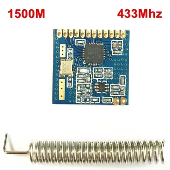 

SI4432 433Mhz wireless module 1500m with spring antenna