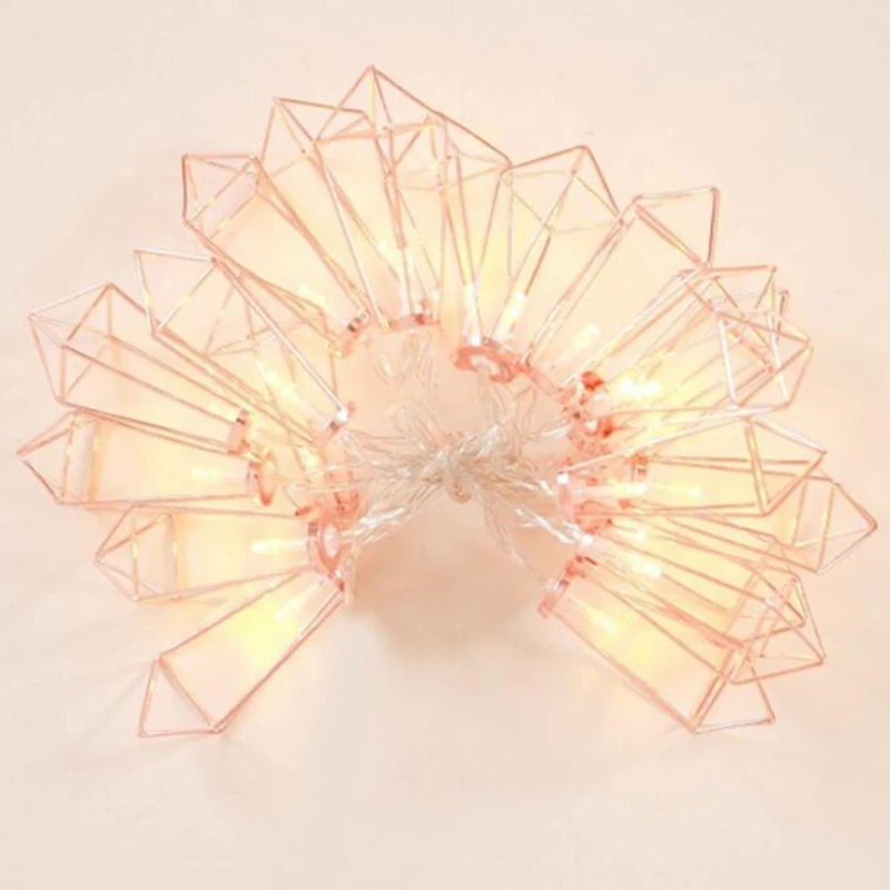  LED String Light Rose Gold Diamond 1020LEDs Water Droplet LED Fairy Battery Lights PartyGardenIndoorHolidayChristmas Decor (2)