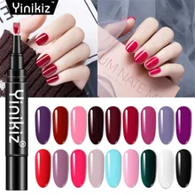 2 шт/партия 3 в 1 лак для ногтей ручка блеск один шаг лак для ногтей гибридный УФ Гель-лак для ногтей инструменты для дизайна ногтей LD