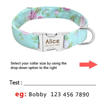 Personalized Adjustable Dog Collar