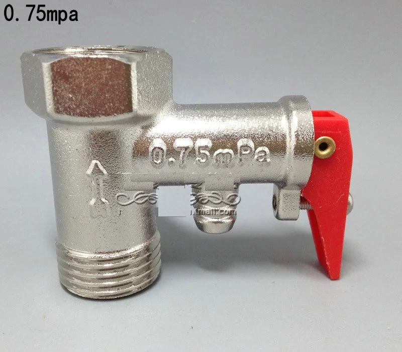 Brass check valve for 50l 80l electric water heater pressure relief