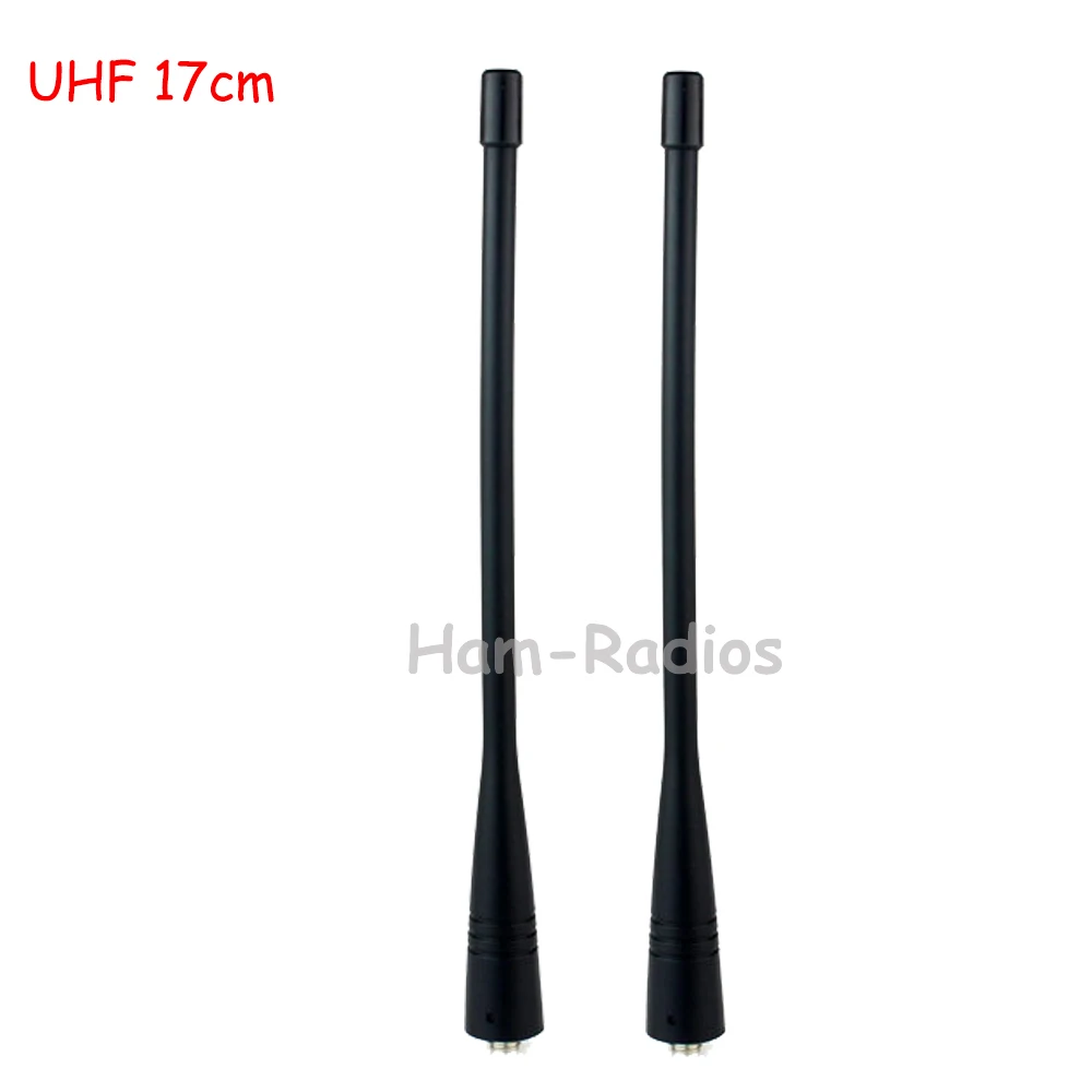 2Pcs Walkie Talkie UHF 400-470MHz Antenna SMA Female for Kenwood TK3107 TK3100 Two Way Radio