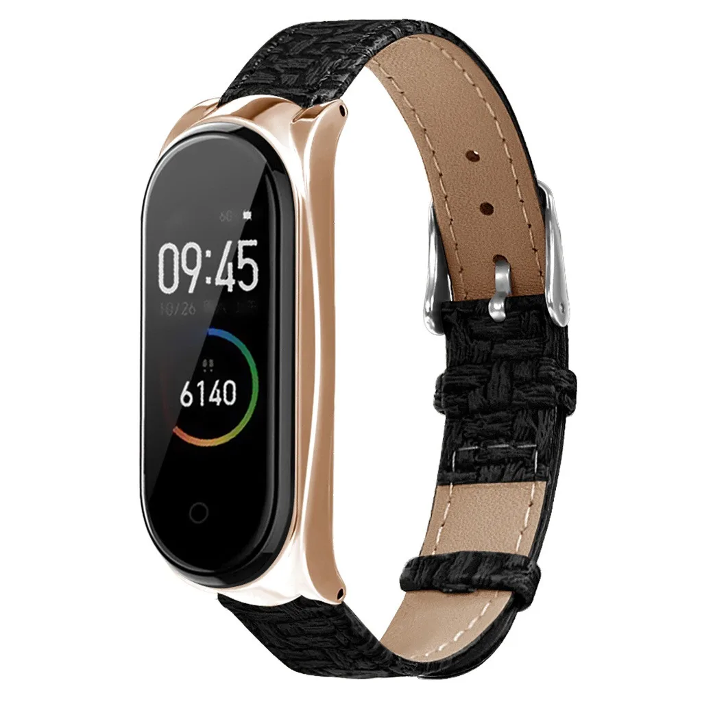Умный Браслет OMESHIN для Xiaomi Mi Band 4 легкий кожаный ремешок часов 25 см Регулируемая