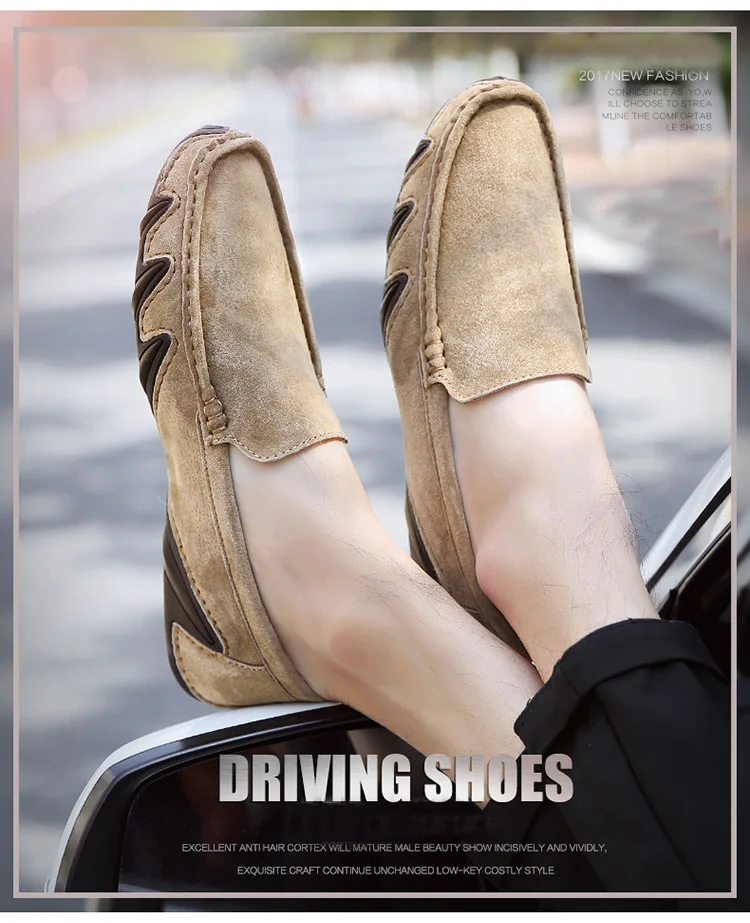 2019 новый бренд качество Мужские Кожаные Мокасины дышащая мужская повседневная обувь мужские туфли-оксфорды для вождения обувь на плоской