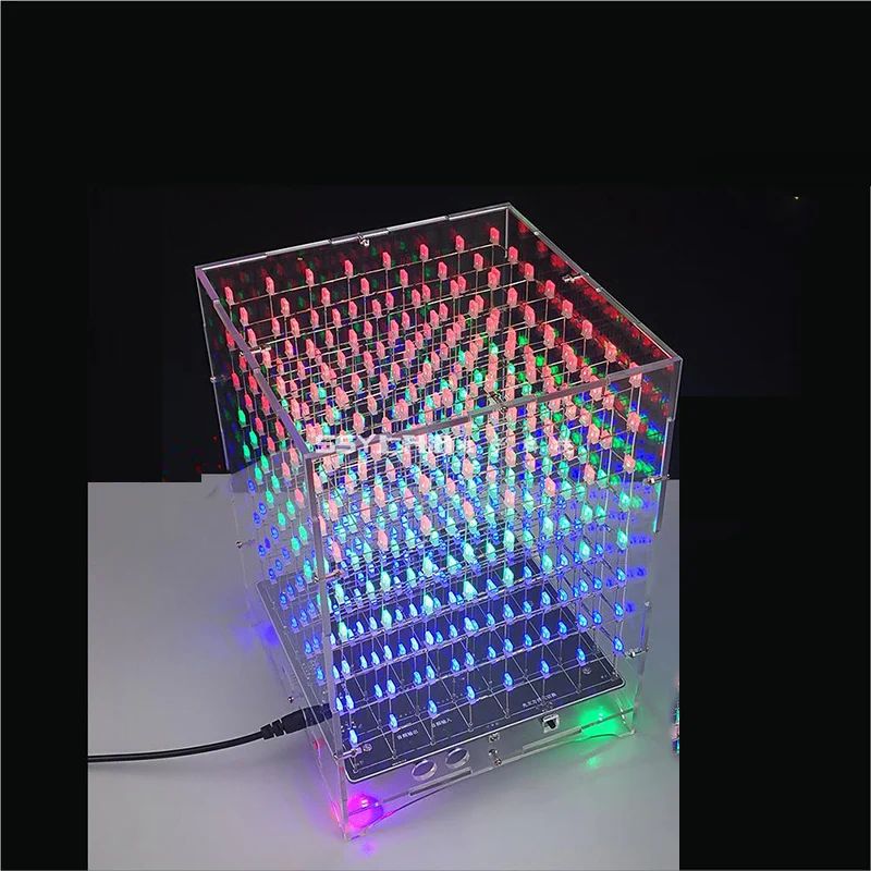 Набор для самостоятельной сборки световых кубиков Cololful 8x8x8 Wi Fi лампочка с