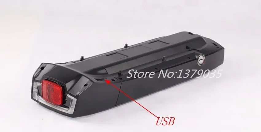 Flash Deal EU US No taxes Newest 36v 12.5ah rear rack battery pack electric bike lithium battery e-bike battery + Chargre 2
