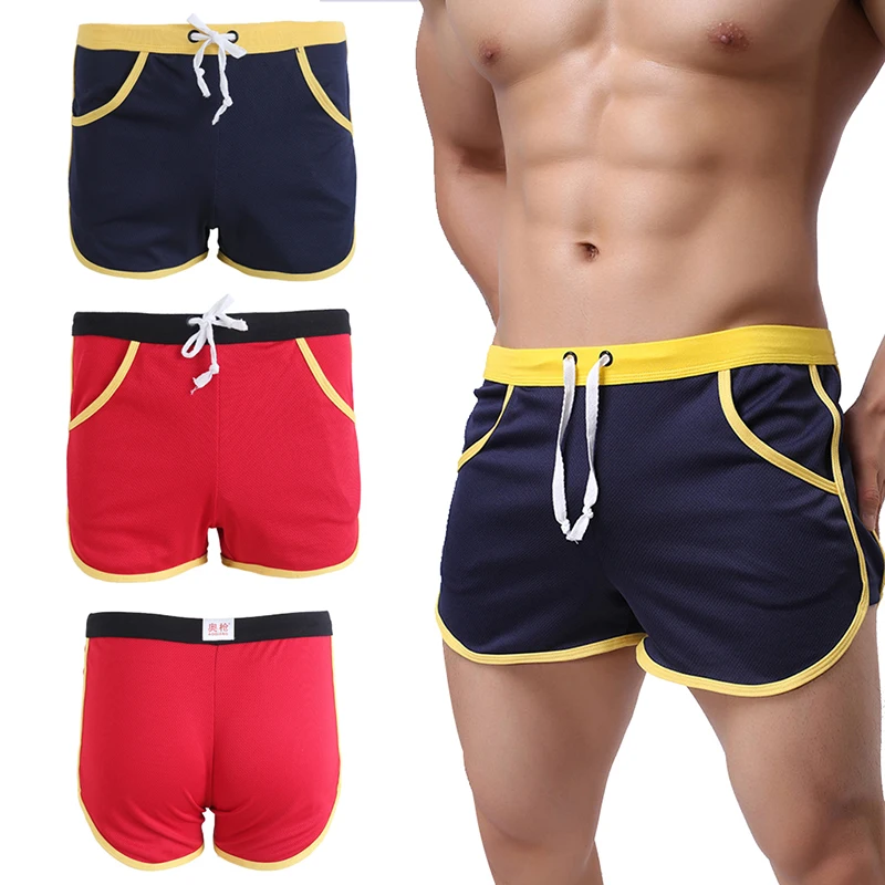 Buy Quick dry Men's Casual Shorts Man Pocket Straps