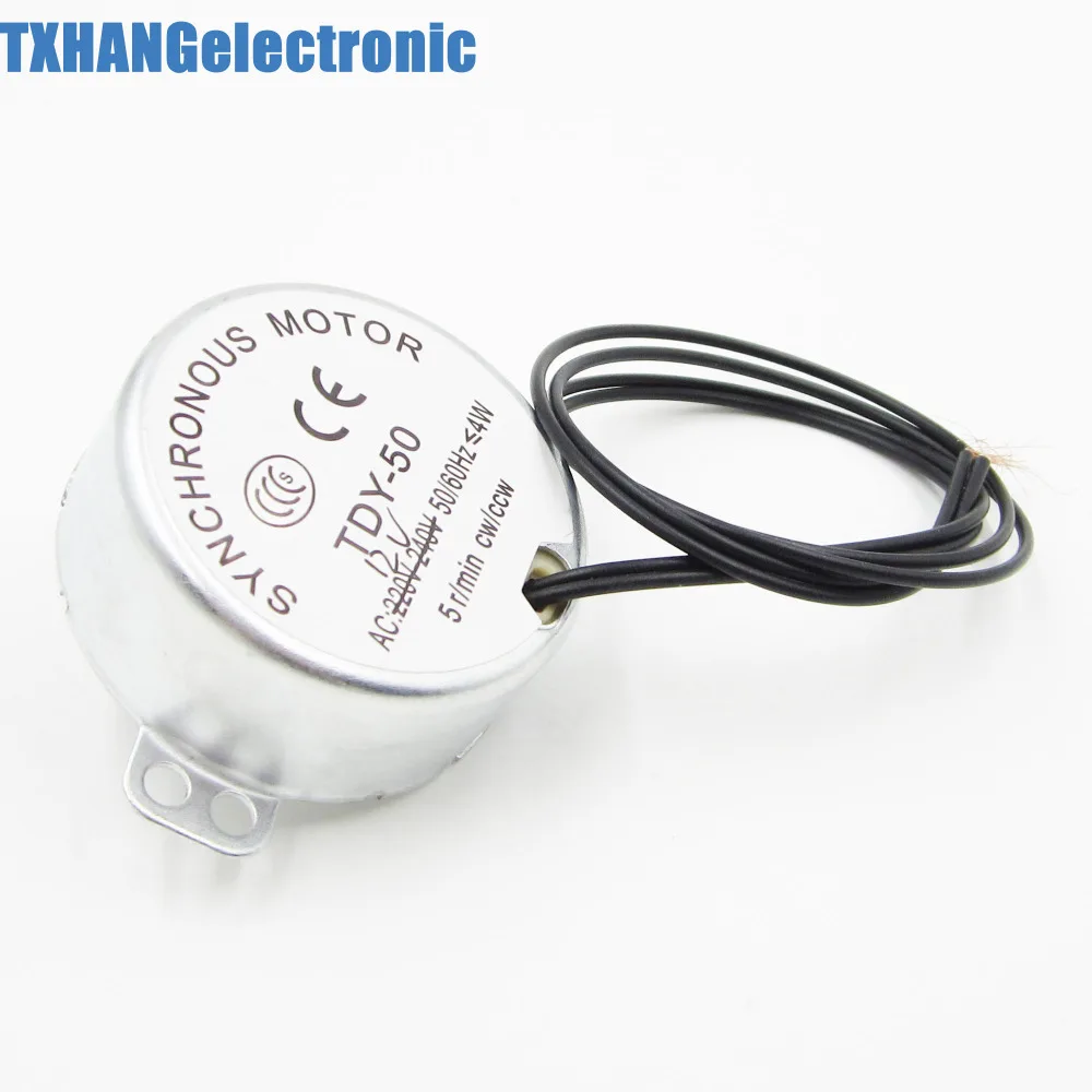 Pro TYC 50 12 В 4 Вт 50/60 Гц синхронный Двигатель 5/6 об./мин. CW CCW микроволновая