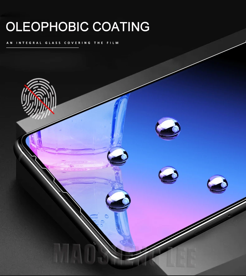 Закаленное стекло 2 шт./лот для Xiaomi Mi MIX 3 Защита экрана 9H 2.5D анти Blu Ray закаленное