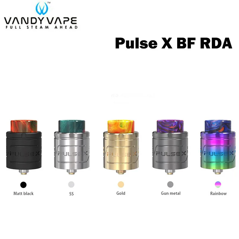 

Original Vandy Vape PULSE X BF RDA 2ML Electronic Cigarette Atomizer Vandyvape Top Squonk Feed Vertical & Horizontal Build Vape