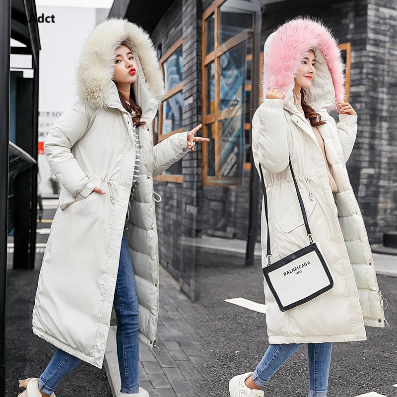 AAdct 2018 Warm parkas women down jacket winter coat Cotton clothing female's long section thickening coat Coats