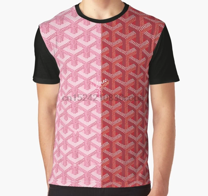 

All Over Print 3D Tshirt Men Funny T Shirt Goyad Pink Red Graphic T-Shirt
