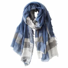 British Style Plaid Men Scarf Winter 2019 Fashion Classical for Men and Woman Imitation Cashmere Scarves