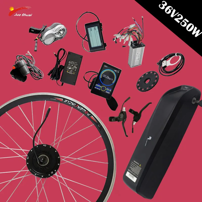 Perfect 36V250W Electric Bike Conversion Kit Rear/Front Wheel Samsung 36V Battery Brushless Gear Motor for 26"700C ebike bicicleta 0 Perfect 36V250W Electric Bike Conversion Kit Rear/Front Wheel Samsung 36V Battery Brushless Gear Motor for 26"700C ebike bicicleta 0