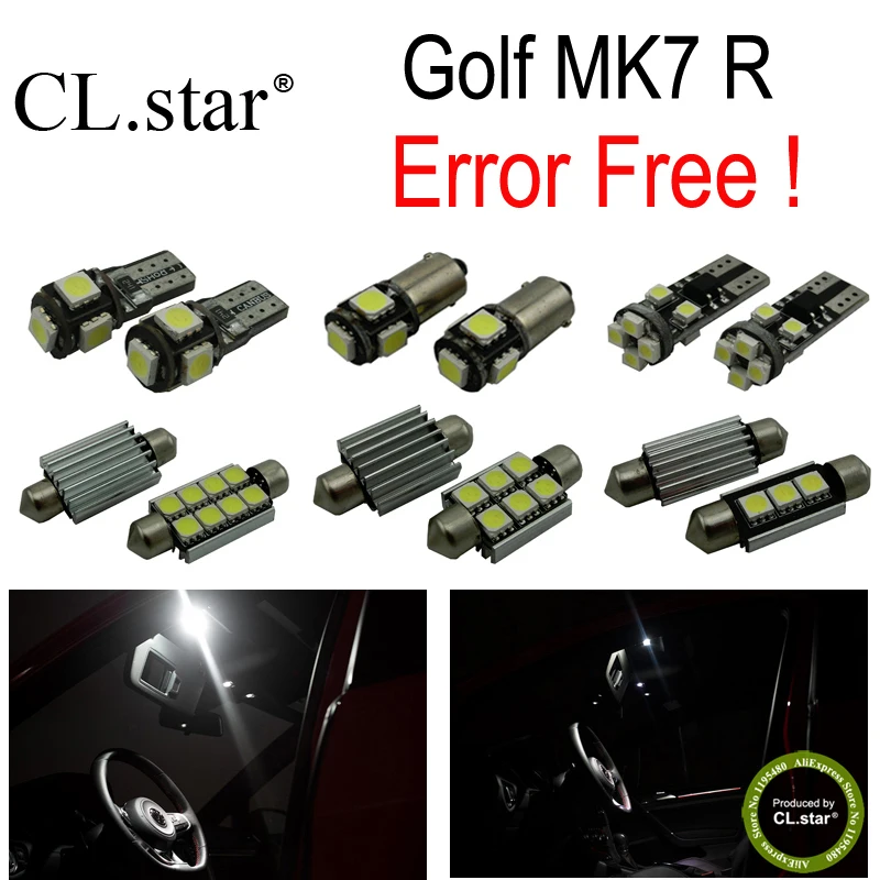 13pc X decoder canbus error free for Volkswagen VW Golf 7R MK7 R MKVII LED lamp