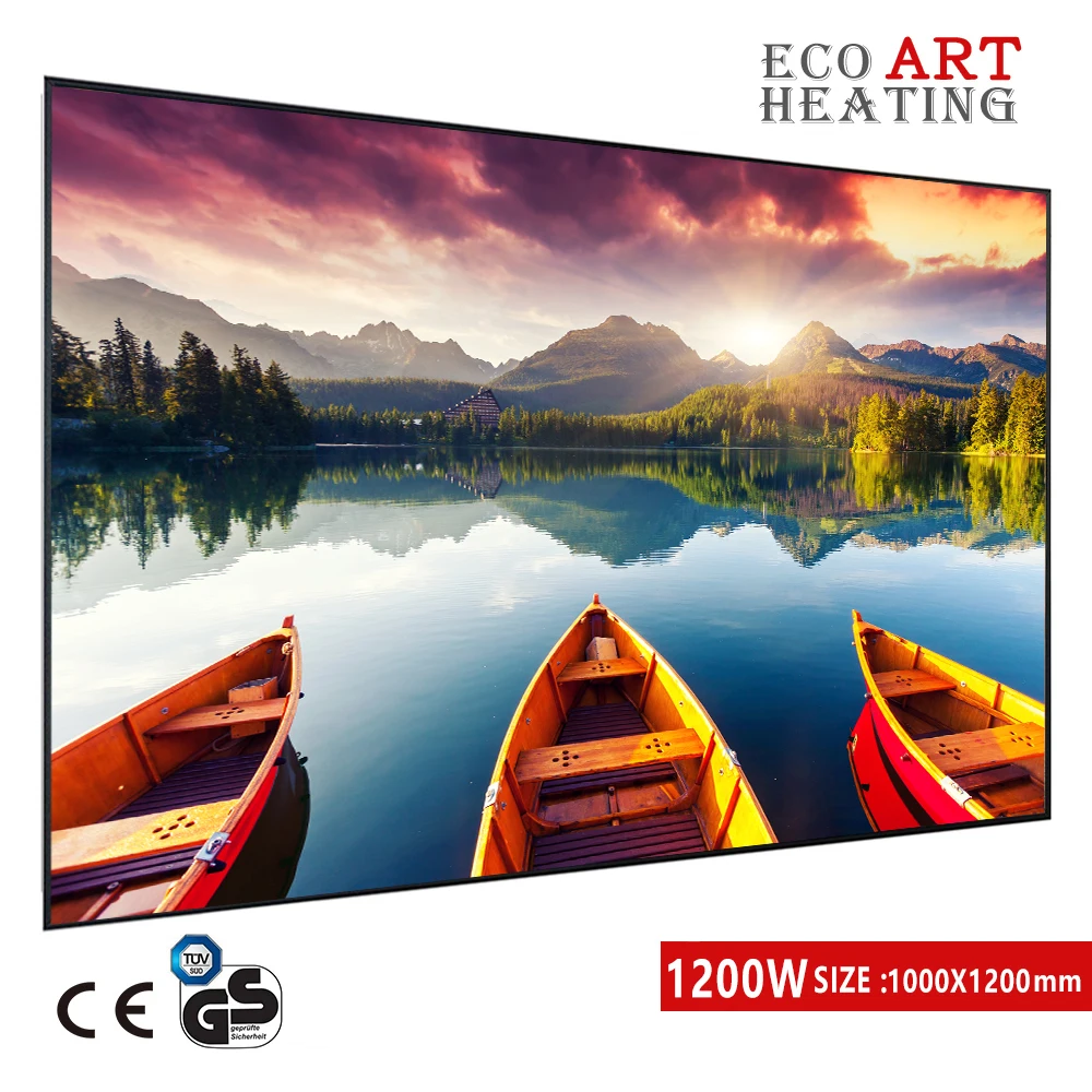 Building Supplies Far Infrared Electric Panel Heater 1200W Energy Efficient Infrared Radiation