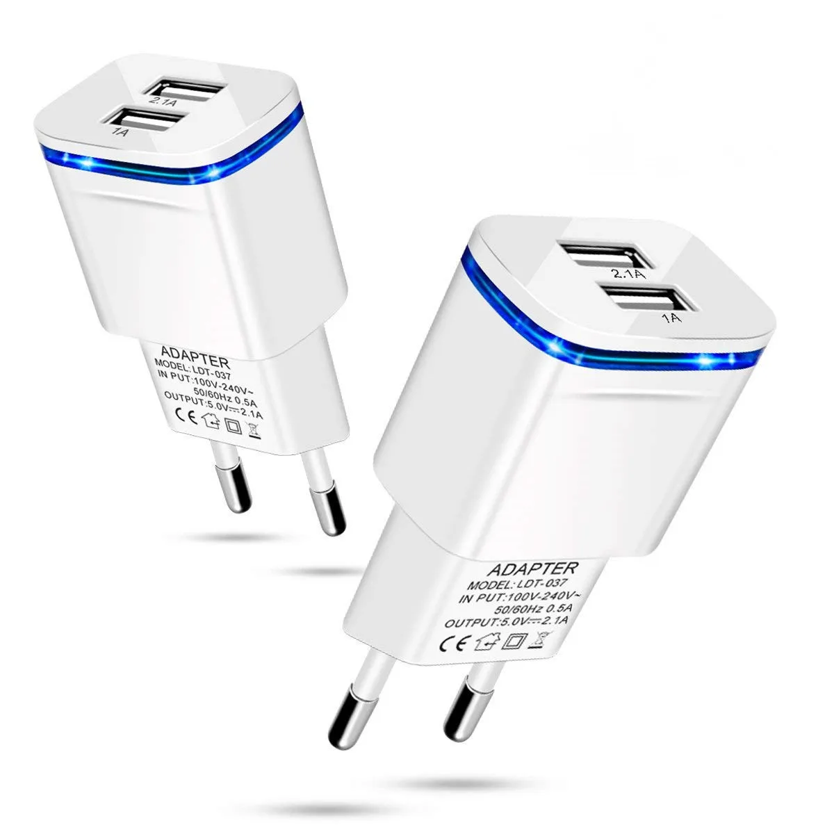 Maxsharer Quick charge 3 0 5V 2.1A для Iphone 7 8 EU US Plug Быстрая зарядка мобильного телефона Samsug s8 s9