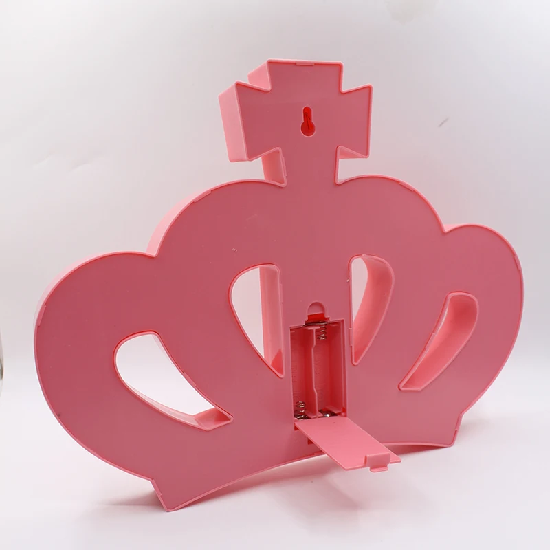 Meaningsfull желтый шатер 3D Корона ночь Лампы для мотоциклов 29.5x23 см Батарея настенный