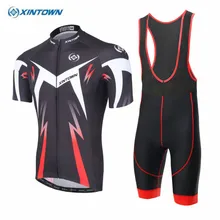 Xintown Racing Велоспорт Джерси Ropa Ciclismo Для мужчин короткий рукав Велосипедный Спорт Велосипедная форма Roupa De Ciclismo MTB велосипеда Джерси Одежда