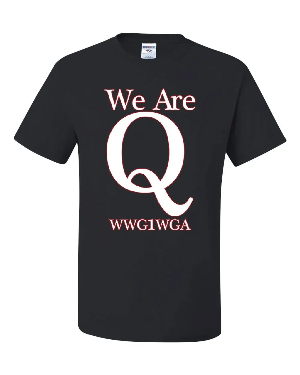 We Are Q WWG1WGA футболка с надписью Where Go One All QANON Trump классная Повседневная Мужская