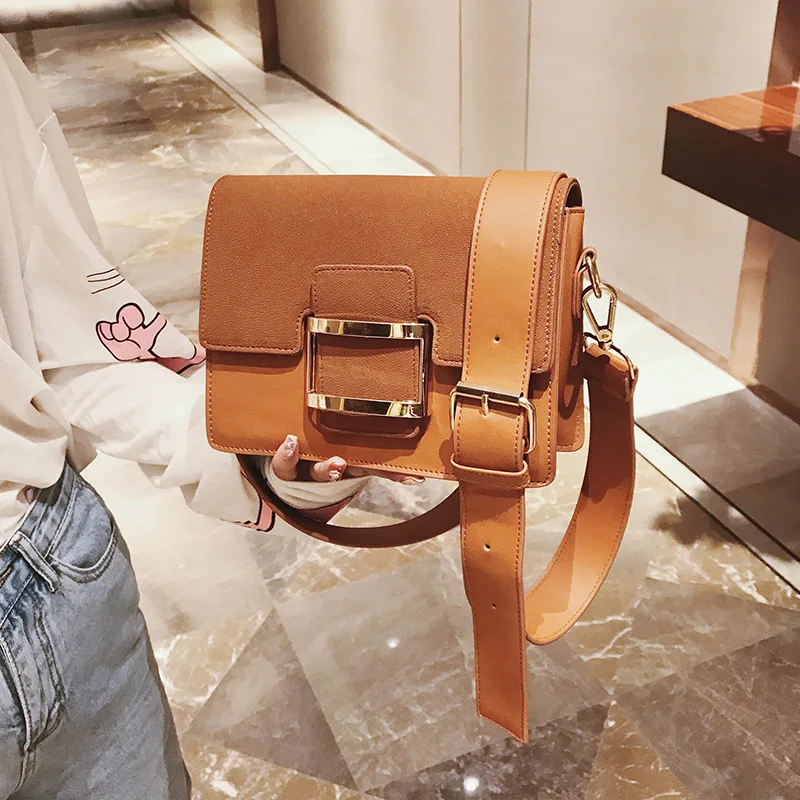 

Female small scrub women's handbag all-match nubuck leather shoulder strap bag fashion shoulder messenger bag gktuiyh8
