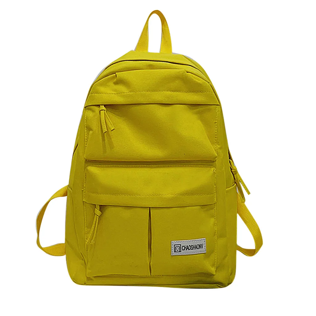 

Backpack Shoulder Bag Backpack Leather Large Capacity Backpacks for Girls Teenagers Bag Solid Shoulder Bags