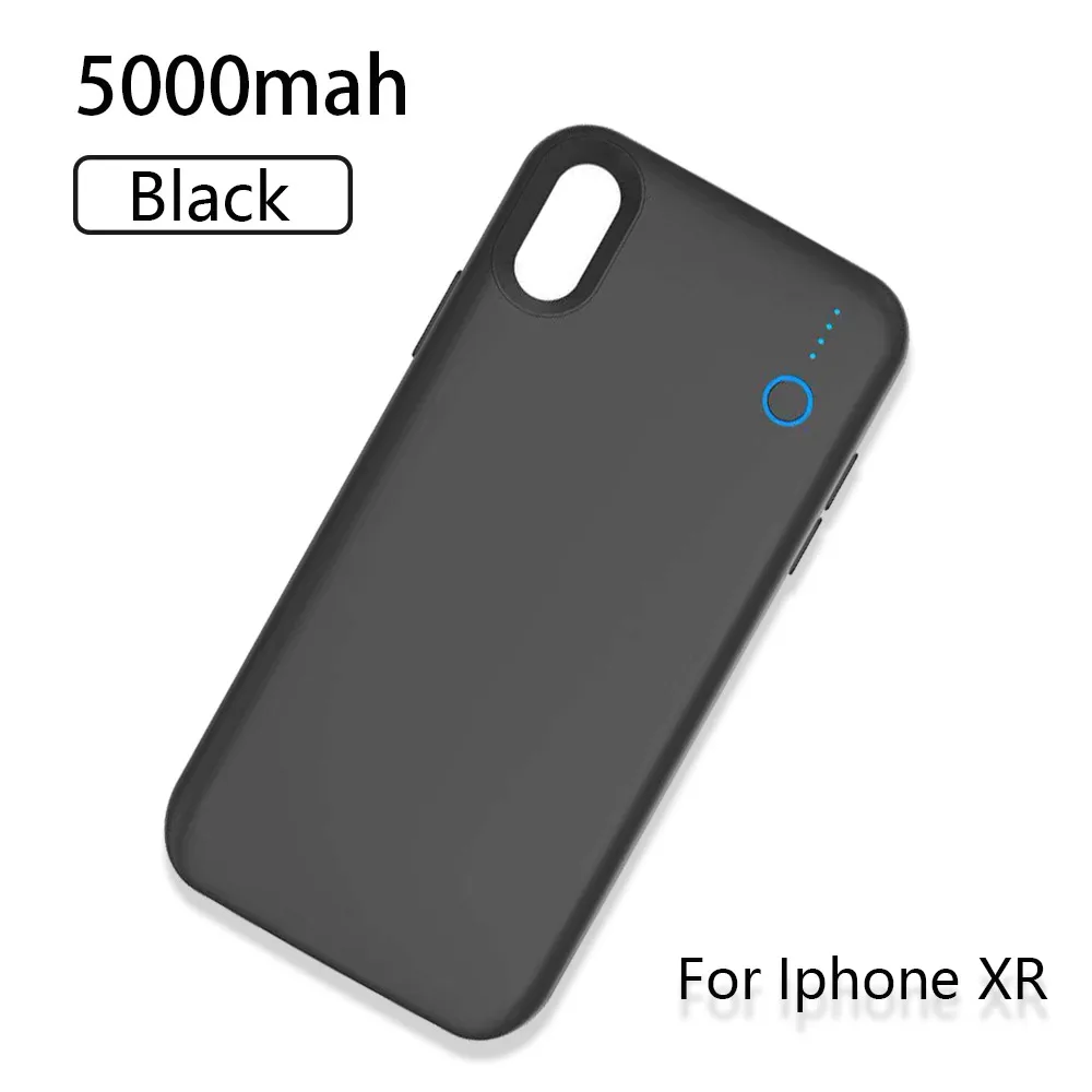 

Wireless Battery Case for IPhone XR 5000mah Battery Portable Power Case 6000mah for Iphone XS MAX Multifuction Charging Case New