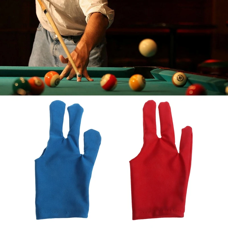 Кий для снукера бильярда перчатки бассейн левая рука три пальца фитнес перчатки аксессуар