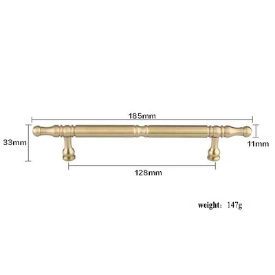 1 шт. античные золотые дверные ручки и ручки, латунные ручки для выдвижных ящиков, винтажные ручки для кухонного шкафа и мебельные ручки, фурнитура - Цвет: C-0383-128