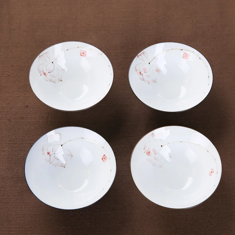 Кружка для чая Jingdezhen с керамической глазурью разрисованная вручную кружка чашки