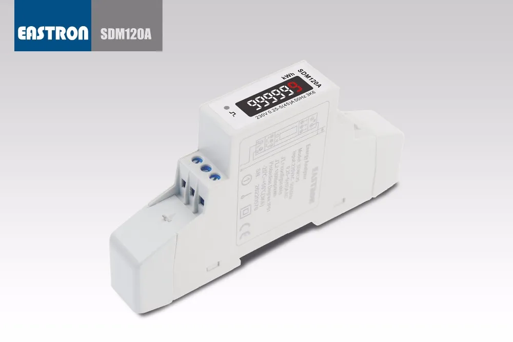 SDM120A, 1 фаза 2 провода видео-телефон двери, 0,25~ 5(45), 230 V, пульс, Выход, герметичная крышка кВтч метр измерения, din-рейку счетчик энергии измеритель kWh NON-MID