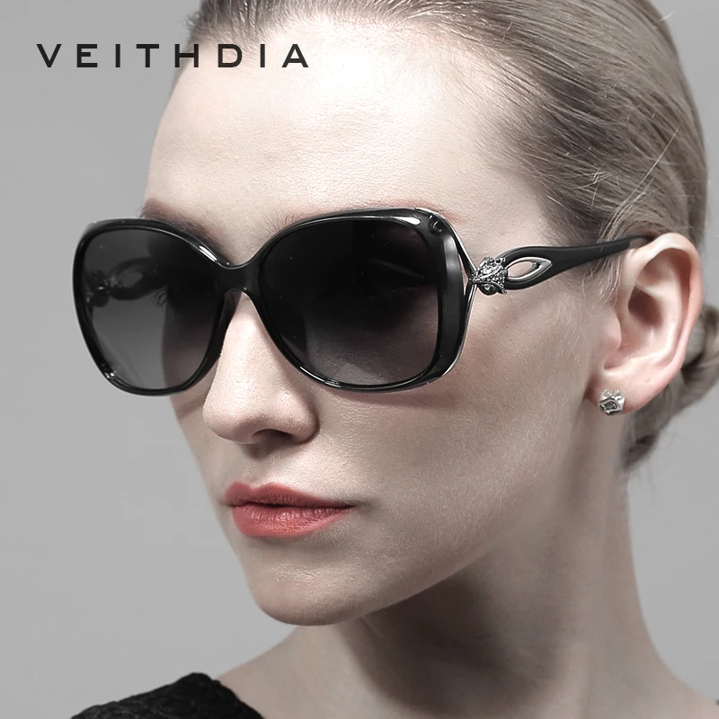 Женские солнцезащитные очки VEITHDIA роскошные дизайнерские брендовые из