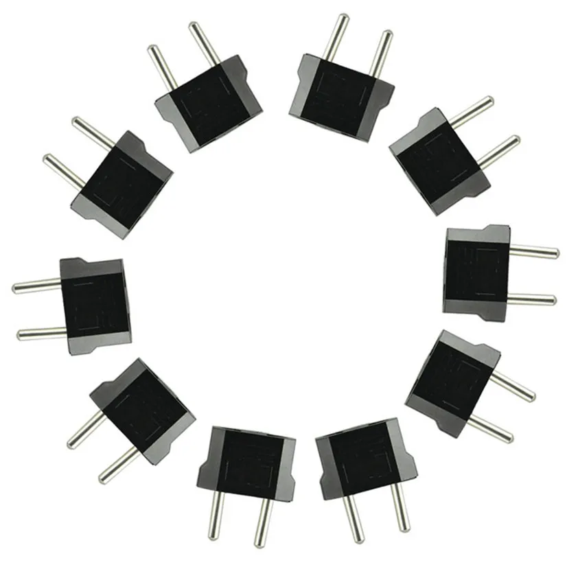 

Factory Price Binmer High Quality 10 X US to EU AC Power Plug Travel Converter Adapter Oct7