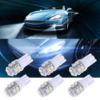 

1000pcs/Lot White T10 Wedge 10-SMD LED Light bulbs W5W 2825 158 192 168 194 ,12V Car Interior Lighting For Map Dome Lamp Light