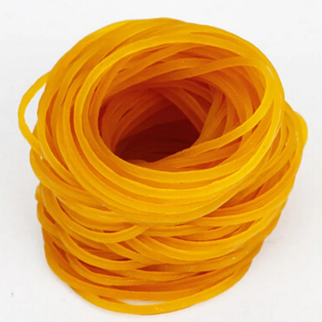 Buy Yellow Color 100pcs/pack 45mm Rubber Band Rubber