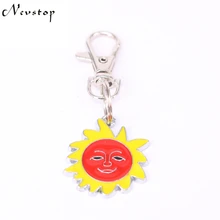 

1Pcs Cute Cartoon Sun Keychain Key Chains Key Ring Key Holder Kc29